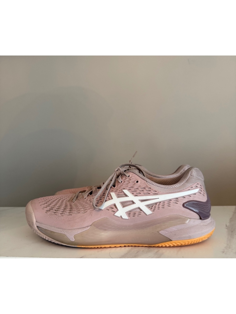 ASICS GEL-Resolution 9 Clay Women’s Tennis Shoes Size 10.5 Watershed Rose